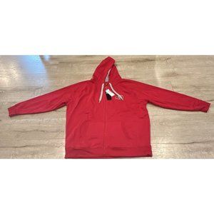 ANTIGUA San Francisco 49ers Red Victory Full Zip Up Hoodie Mens 2XL